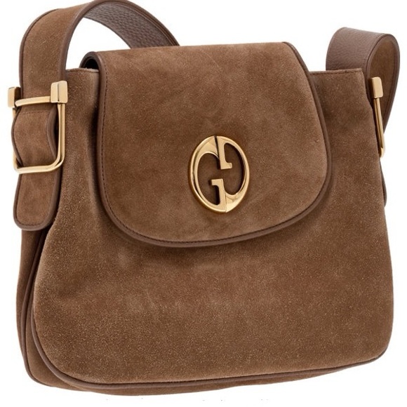 Heritage Vintage: Gucci Light Beige Suede '1973 Collection' Shoulder Bag - Picture 6 of 12